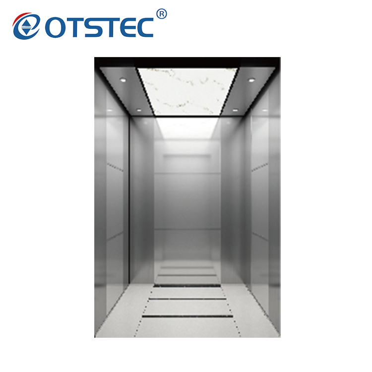Mirror etched stainless steel automatic elevator door lift car door